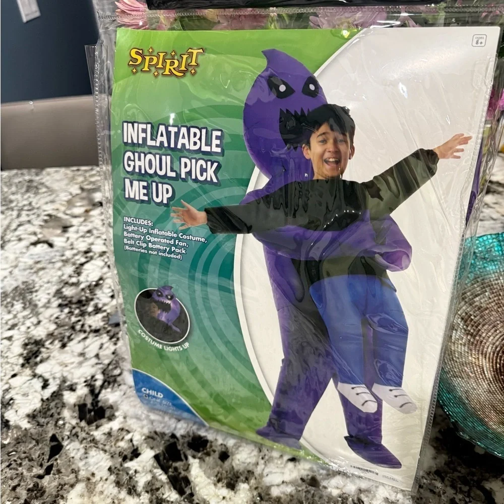 Inflatable Ghoul Pick Me Up Boys Halloween Costume